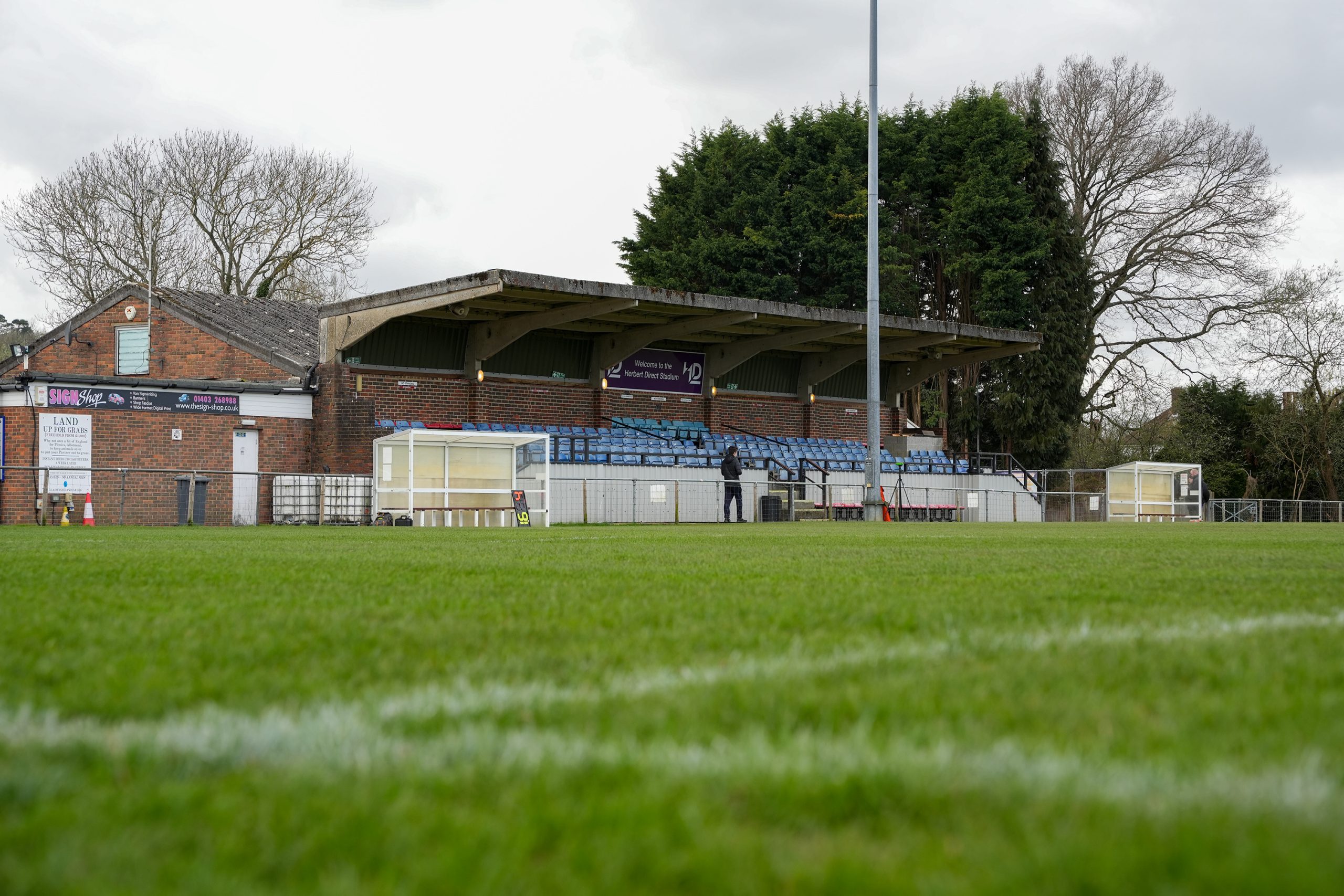 Horsham YM Football Club Main Stand